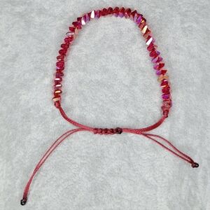 Festive Red Krakovski Crystal Bracelet